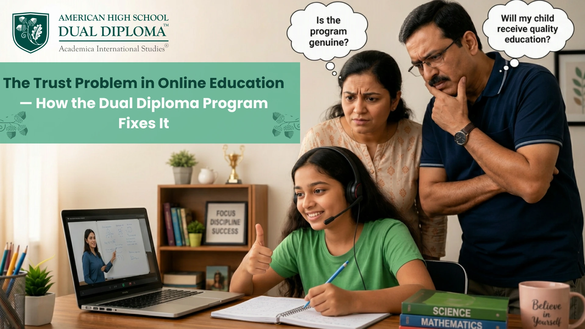 How AIS Dual Diploma Program Solves Parents’ Doubts About Online Education